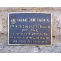 Placa en Bronce 27-020