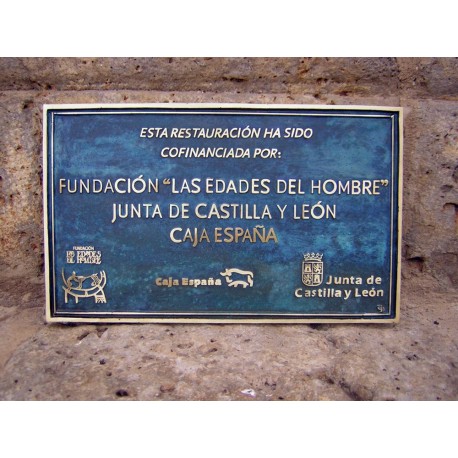 Placa en Bronce 27-023